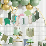 Wild One High Chair Banner For 1st Birthday Party Decorations With
