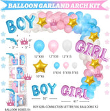 Guns or Glitter Gender Reveal Decorations 169 PCs Boy or Girl Gender