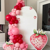 YMSZ Red and Pink Balloons Arch Kit, Valentines Balloons Arch,134pcs