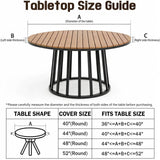 Music Round Fitted Tablecloth with Elastic Karaoke DJ Kpop Sing Party