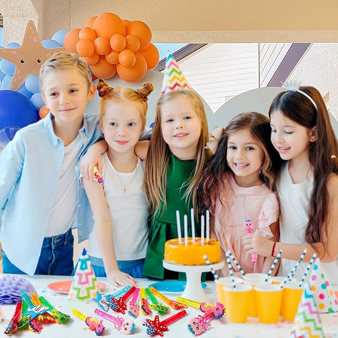 Under the Sea Party Favors 24Pcs Ocean Animal Mini Bubble Wands for