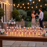 7 Pcs 6.5 Inch Engagement Party Decorations Pink Warm Engaged LED