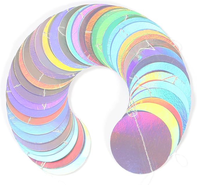 Iridescent-Disco Holographic-Euphoria Anniversary Party-Decoration