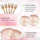 96PCS Retirement Party Decorations Women Rose Gold Retire Party