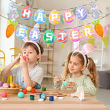 50 PCS Easter Party Decorations HAPPY EASTER Decoration Easter Party