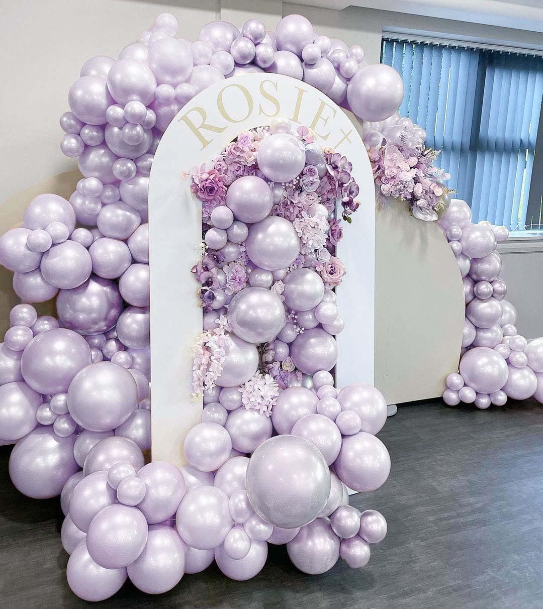 Pearl Purple Balloons Double Stuffed Purple Balloons Light Lavender