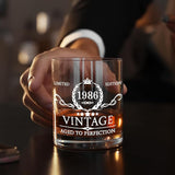 40th Birthday Gifts for Men Whiskey Glass Set 40th Birthday