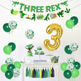 Three Rex Birthday Party Decoration Boy Dinosaur 3rd Birthday