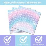 96 Pieces Mermaids Themed Party Decorations Mini Under the Sea