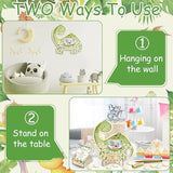 63 Pcs Dinosaur Baby Shower Guest Book Alternatives Set Baby Shower