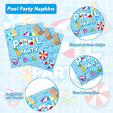98 Pieces Pool Party Decorations Summer Beach Birthday Party