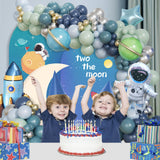 167pcs Space Balloons Arch Kit - Outer Space Party Decorations with