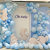 Pastel Blue Latex Balloons 100 Pack 12 inch Light Blue Party Balloons