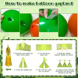Dinosaur Birthday Party Decorations 113pcs Dinosaur Balloons Include