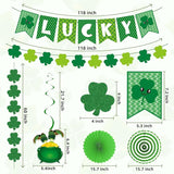 Pre Strung St Patricks Day Decorations Shamrock St Patricks Day