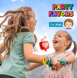 UpBrands 48 Fidget Toys Friendship Zipper Bracelets 7 ½”, Party Favors