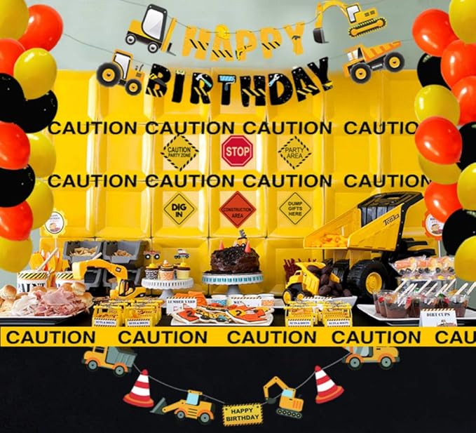 Construction Birthday Party Supplies Dump Truck Party