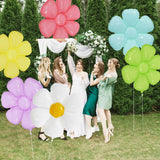 Flotable Daisy Flower Balloon Pastel Macaron Daisies Party Supplies