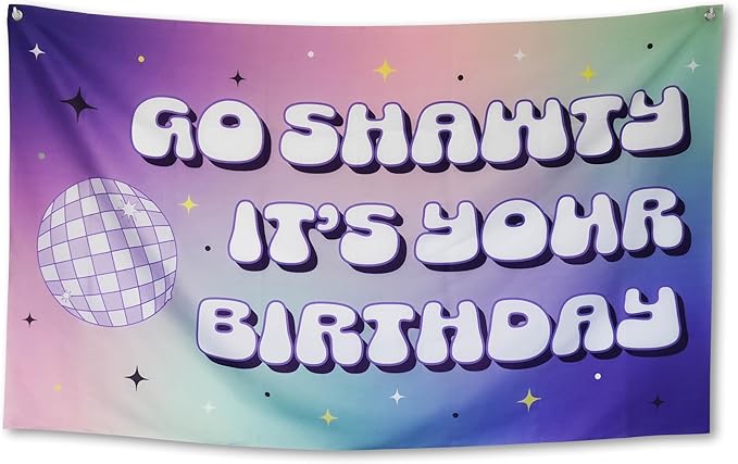 Funny Happy Birthday Banner 60" x 33" – Hilarious Party Decoration for