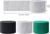 Black Green Silver Party-Decorations Streamers - 9 Rolls Graduation