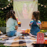 36 Pcs Movie Night Snack Trays with Popcorn Bags Disposable Paper