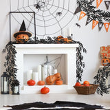 Artificial Hanging Willow Leaves Vine Twigs 2Pcs 5.7Ft Halloween