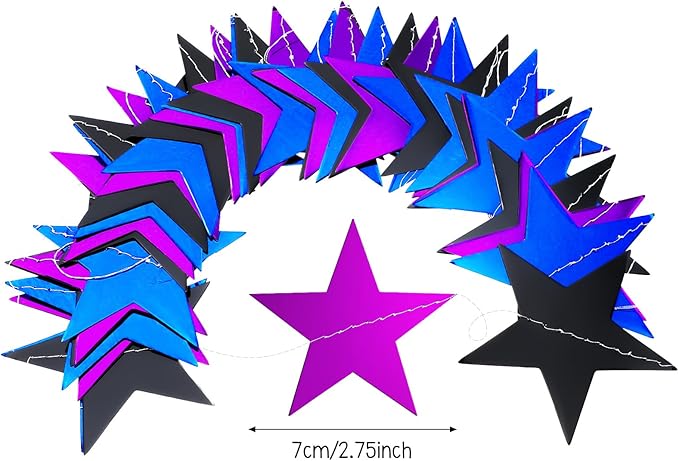 Patelai Glitter Star Garland Banner 2026 Graduation Decor 130 Feet #20
