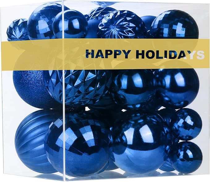 Royal Blue Christmas Ornaments - Christmas Tree Decorations