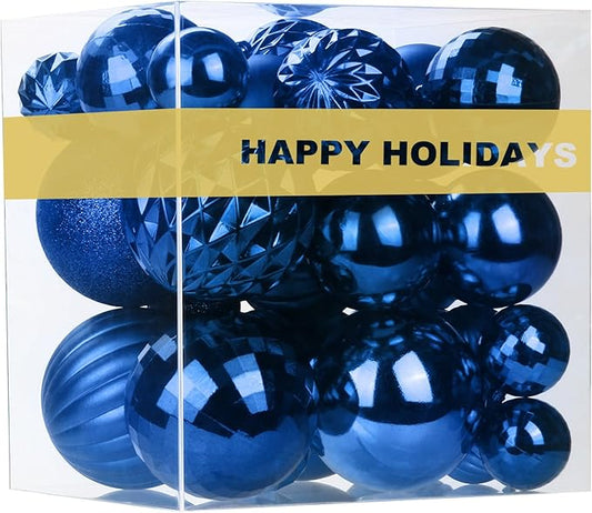 Royal Blue Christmas Ornaments - Christmas Tree Decorations