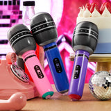 Sumind 30 Pcs Inflatable Microphones 9.4 Inch Blow up Plastic Fake