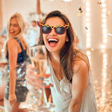 3 Pcs Funny Glasses for Dance Party, Makeup Glasses Hot Dog Eye for