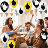 21 PCS Middle Finger Funny Balloons – Hilarious Birthday Decorations