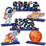 Tessco of Fun 6 Pcs Space Theme Party Decoration Outer Space Table