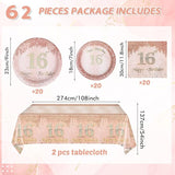 16th Birthday Party Decorations for Girls Rose Gold Birthday