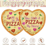 50Pcs Valentine's Day Paper Plates 9 Heavy Duty Disposable Love You