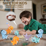 20pcs Dinosaur Cake Topper Set with Dinosaur Eggs Reusable Dinosaur