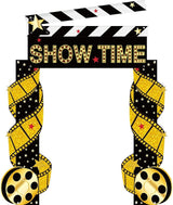 3 Pcs Casino Movie Night Porch Sign Banner Movie Theater Theme Party