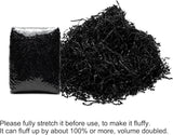Mefleet 2 LB Crinkle Cut Paper Shred Filler Black Crinkle Shredded