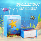 24 Pcs Under the Sea Party Favor Bags Goodie Ocean Gift Paper Bags