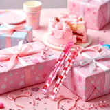 Rotatingpals 32 Pcs Kitty Bubble Wands Kawaii Bow Bubbles Wand Party