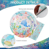 96Pcs Under the Sea Plates Party Supplies Fish Paper Plates and