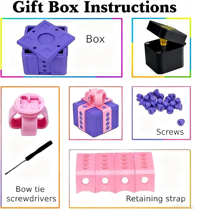 Gotcha Box The Annoying Present,Annoying Gift Box with 3D Printed #3