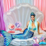 Mermaid Party Decorations TONGQI 12 Pcs Ocean Theme Table Decoration