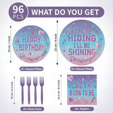 96 Pcs Kpop Birthday Party Supplies Kpop Idol Style Plates and