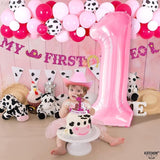 KatchOn, Light Pink 1 Balloon Number - 40 Inch | Number 1 Balloons