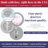 Nutcracker Land of Sweets Holiday Birthday Kiss Stickers 300 Pack