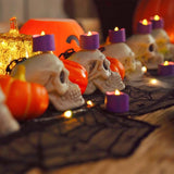 Homemory Purple Tea Lights Candles Battery Operated, 200+Hour Flameles