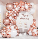 Rose Gold Balloon Garland Arch Kit 18/12/10/5 In Multi Size Metallic