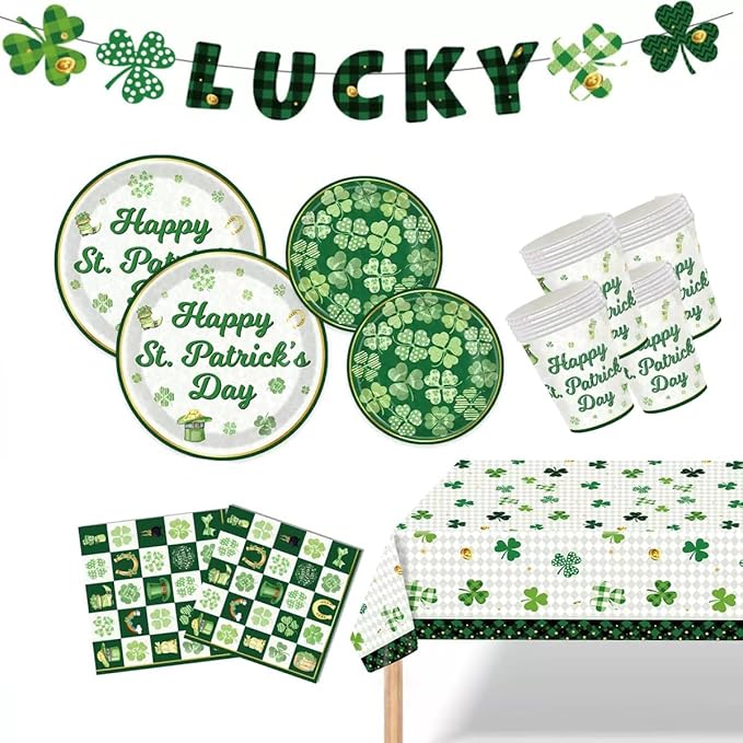 St Patrick's Day Party Decorations Kit Complete Premium Set with
