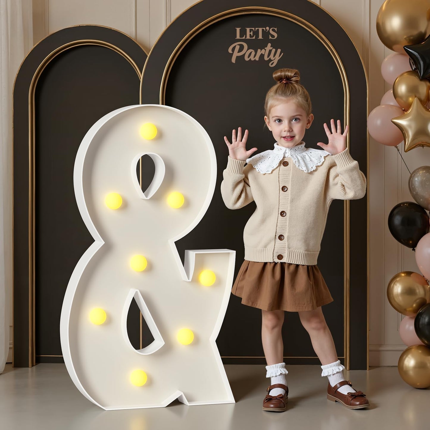 Mixifox Marquee Letters 3 Feet Tall, 3FT Large Light up Letters &, Big